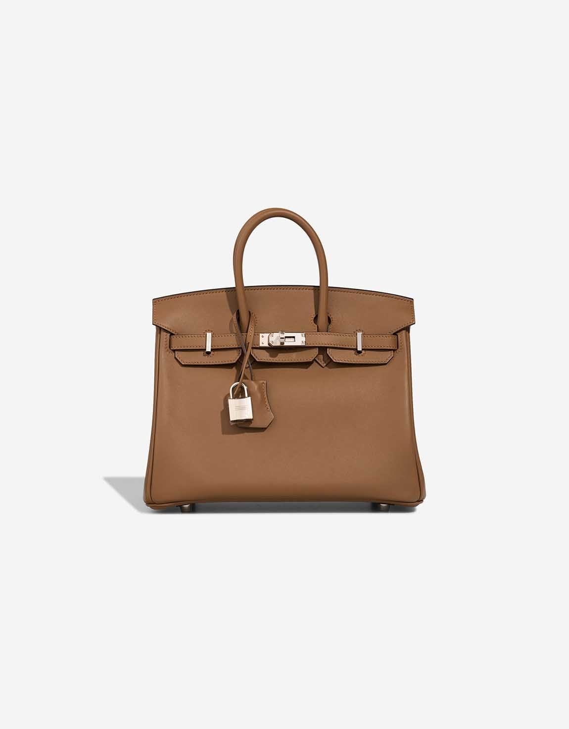 Hermes 
		Birkin 25 Swift Alezan / Beige Marfa    