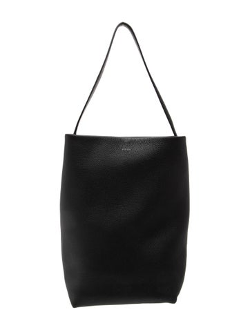 The Row Leather N/S Park Tote Large