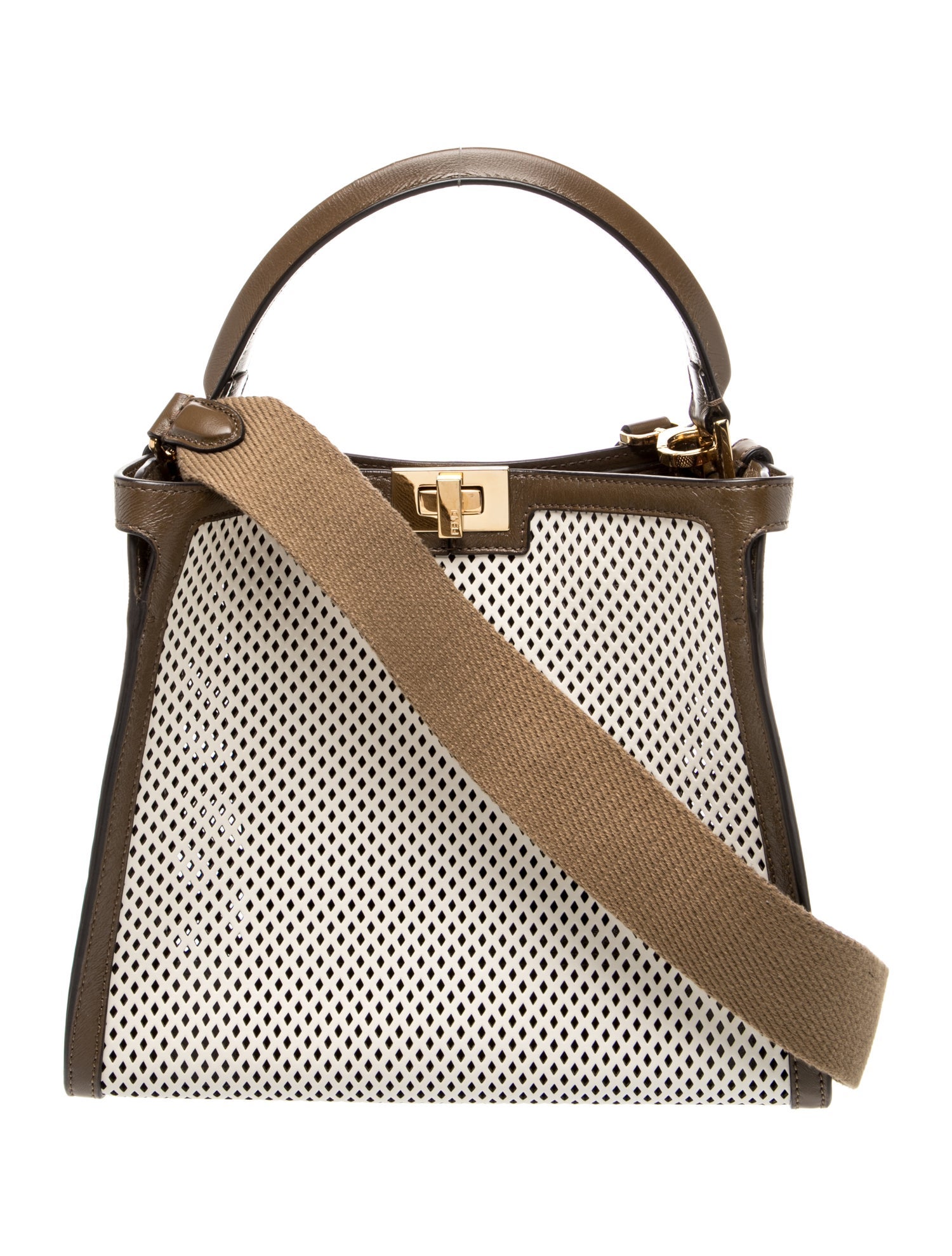 Fendi Leather Peekaboo X-Lite Medium