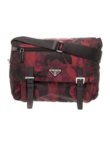 Enameled Metal Triangle Messenger Bag