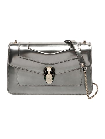 Bvlgari Patent Leather Crossbody Bag Small