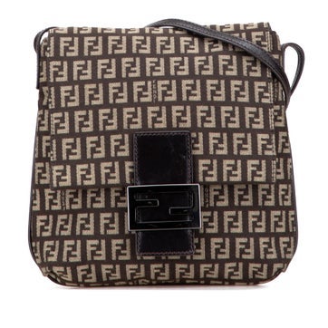 Calf Leather Zucchino Canvas Crossbody