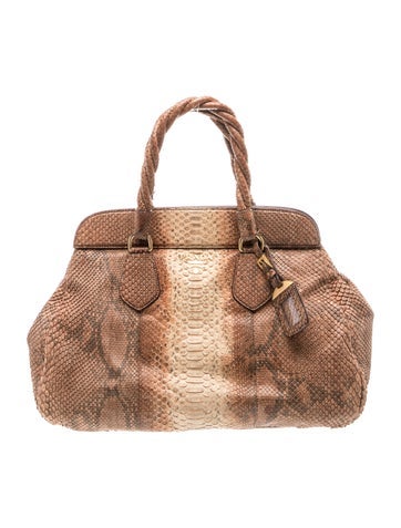 Python Top Handle Bag