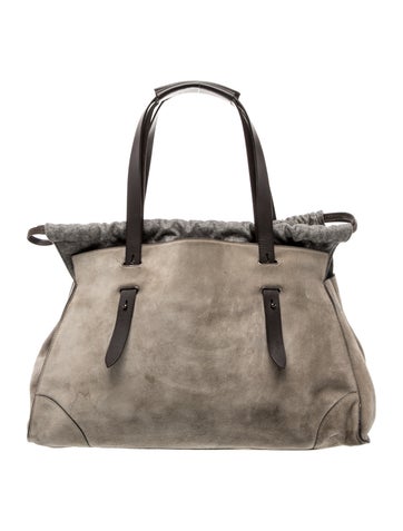 Brunello Cucinelli Suede Shoulder Bag