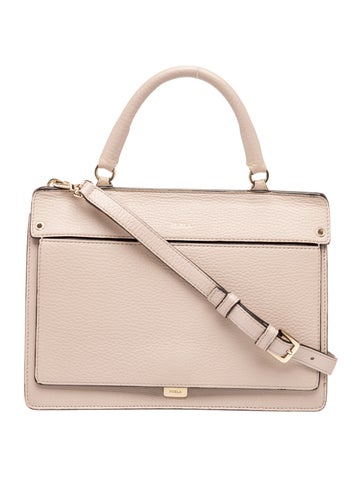 Leather Top Handle Bag