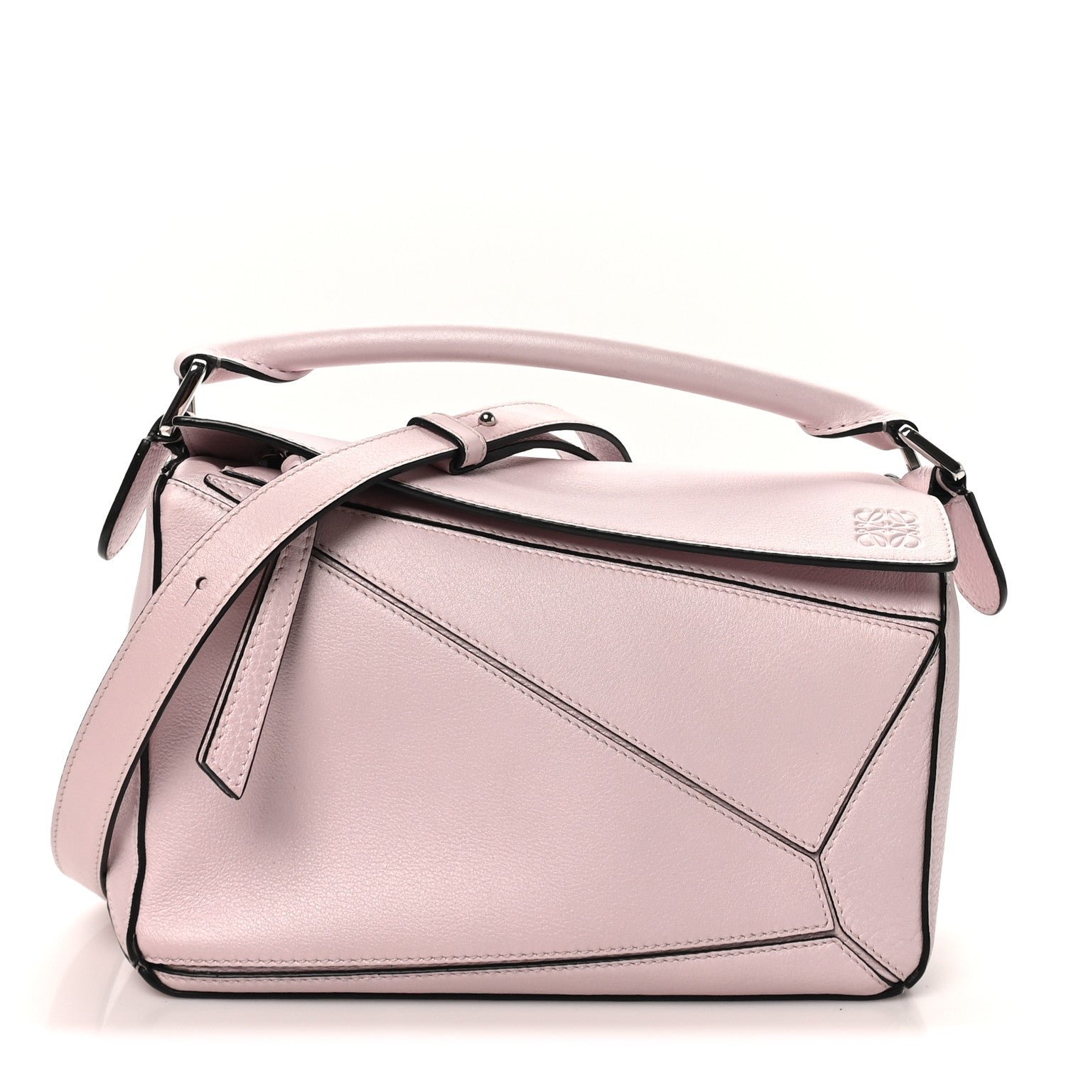 Loewe Calfskin Small Puzzle Bag Icy Pink