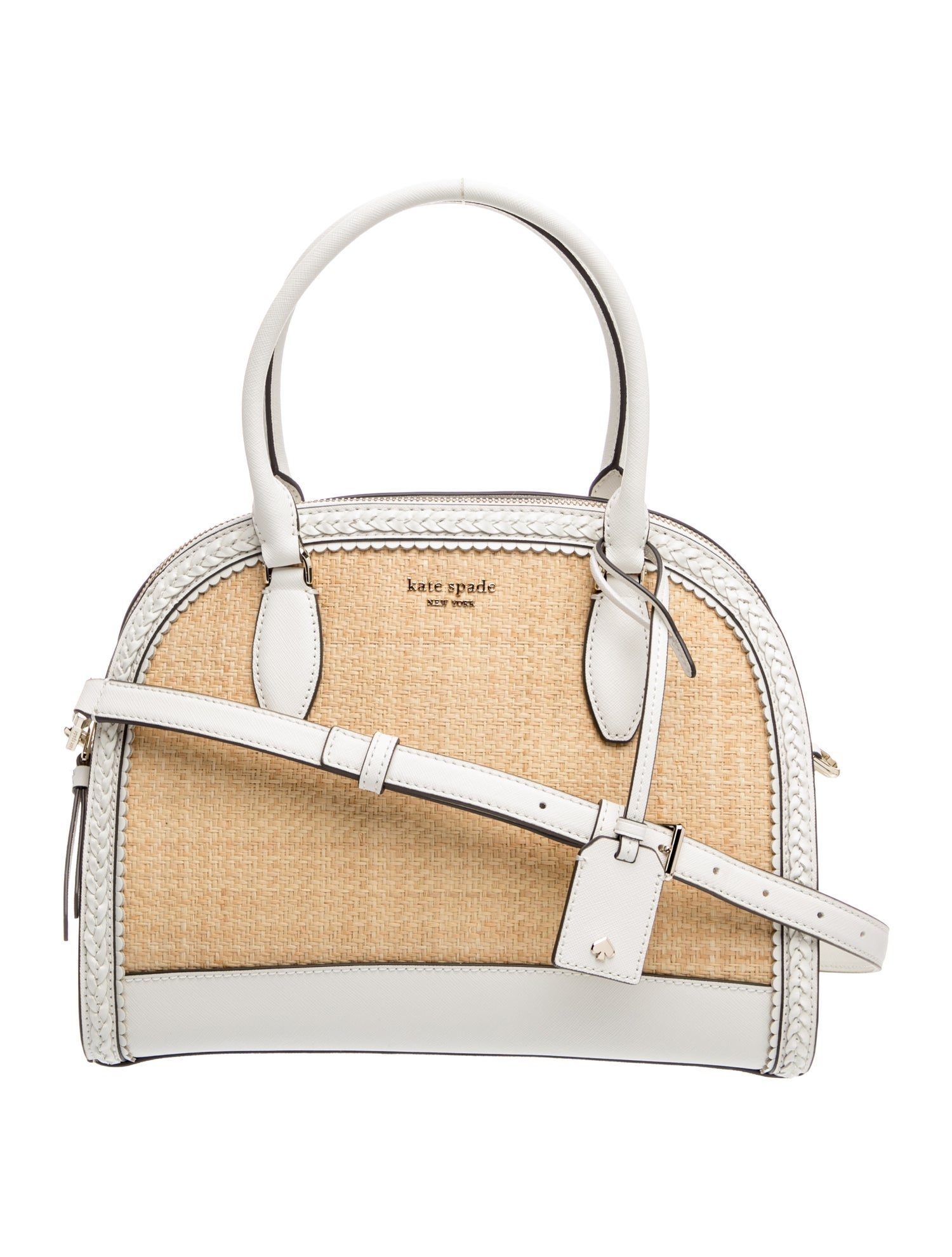 Straw Top Handle Bag