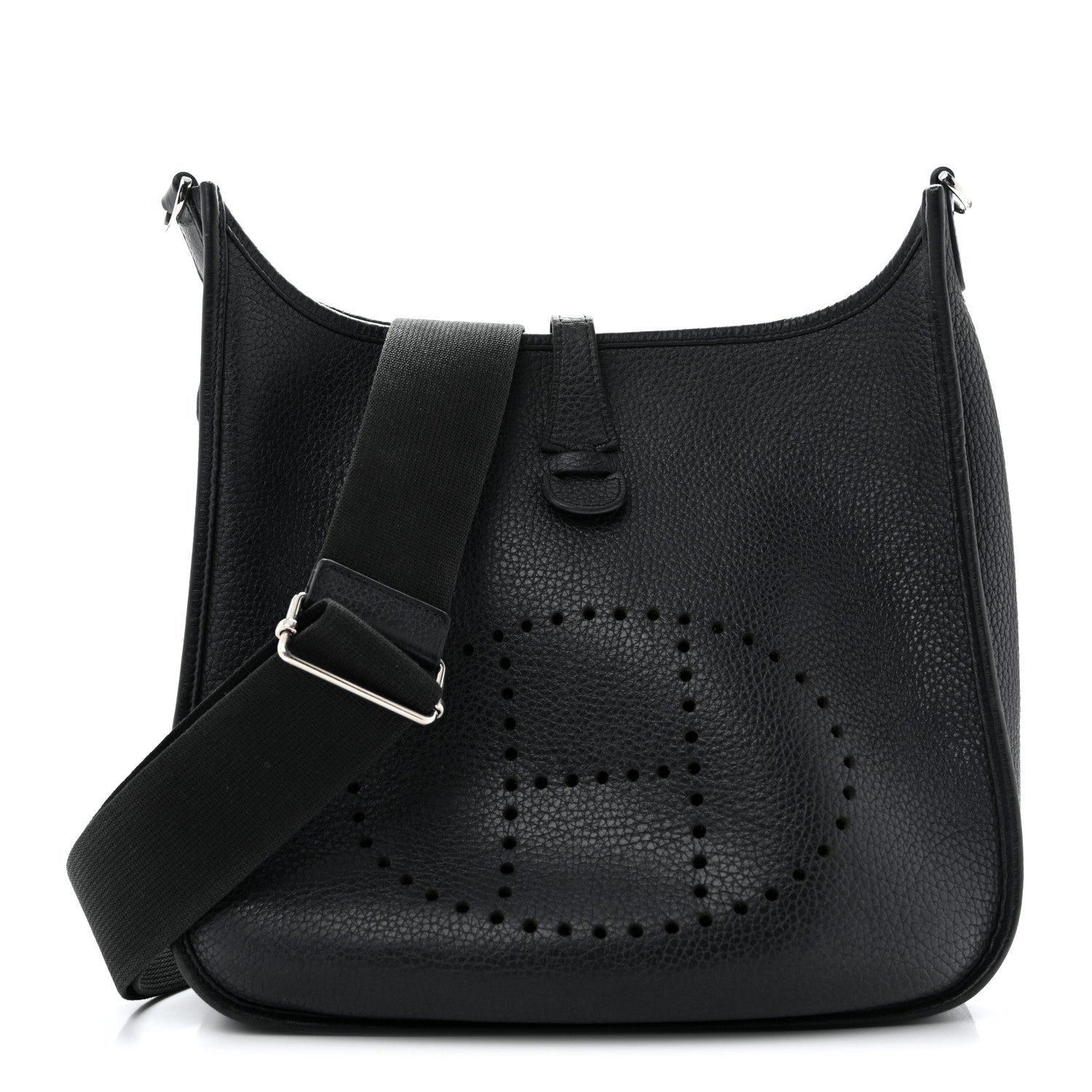 Hermes Hermes Taurillon Clemence Evelyne III PM Black