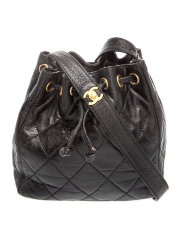 CC Quilted Bucket Bag