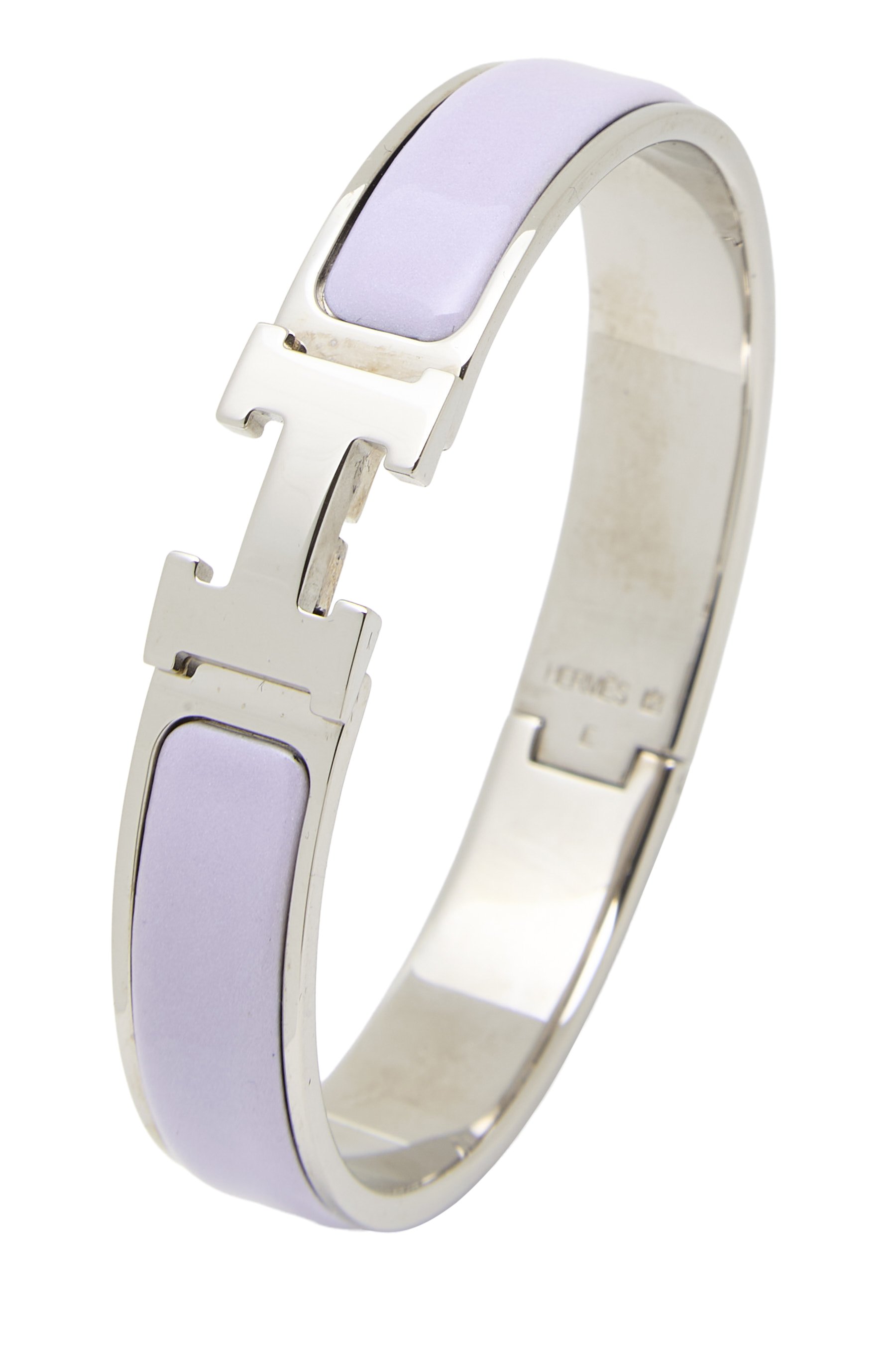 Purple Enamel Clic-Clac 'H' Narrow PM