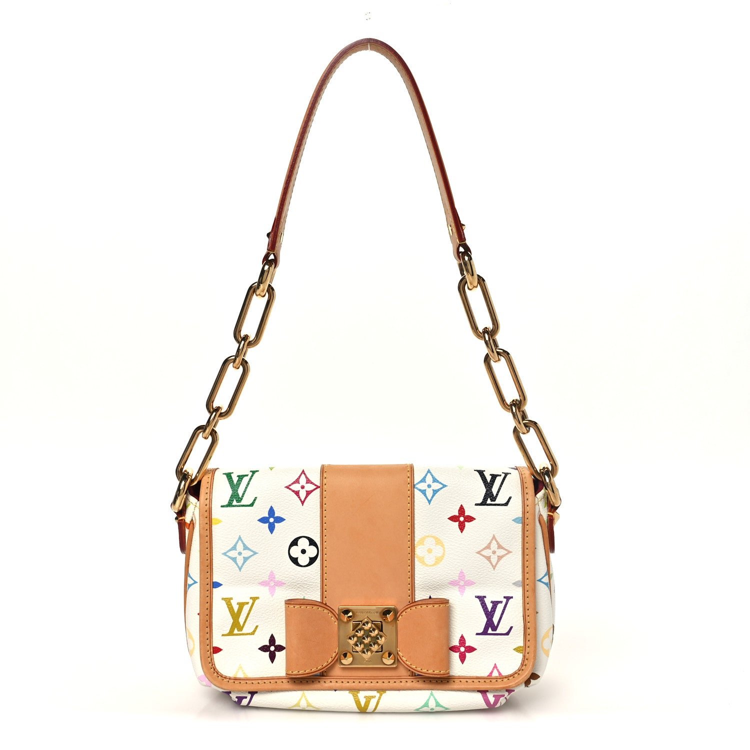 Louis Vuitton Monogram Multicolor Patti White