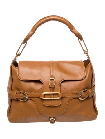 Leather Top Handle Bag