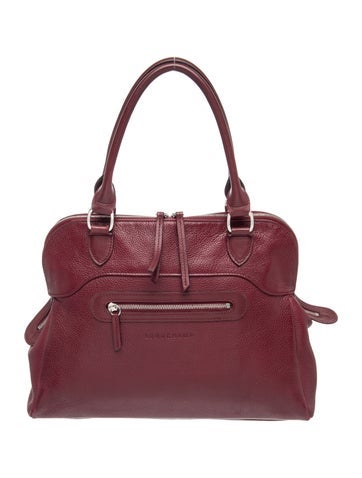 Leather Top Handle Bag