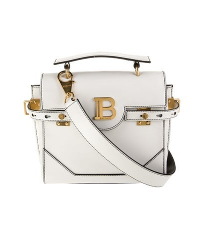 Balmain Leather Shoulder Bag
