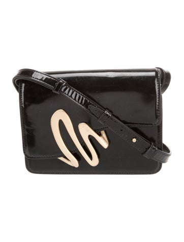 Cult Gaia Patent Leather Shoulder Bag