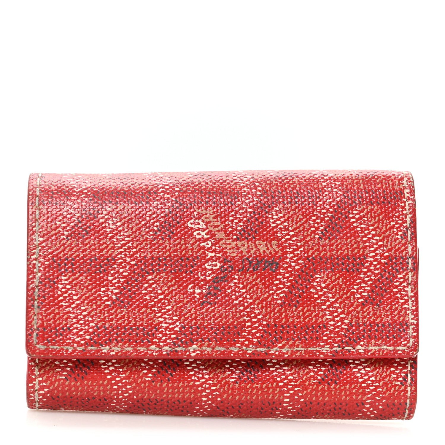 Goyard Goyardine Saint Michel 6 Key Holder Red