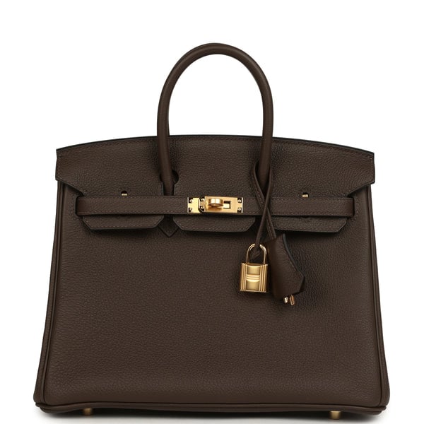 Hermes Birkin 25 Ecorce Togo Gold Hardware