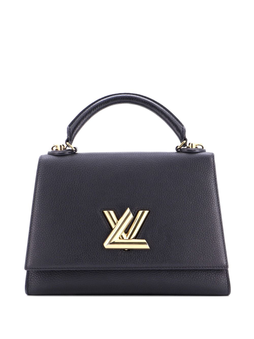Twist One Handle Bag Taurillon Leather MM satchel