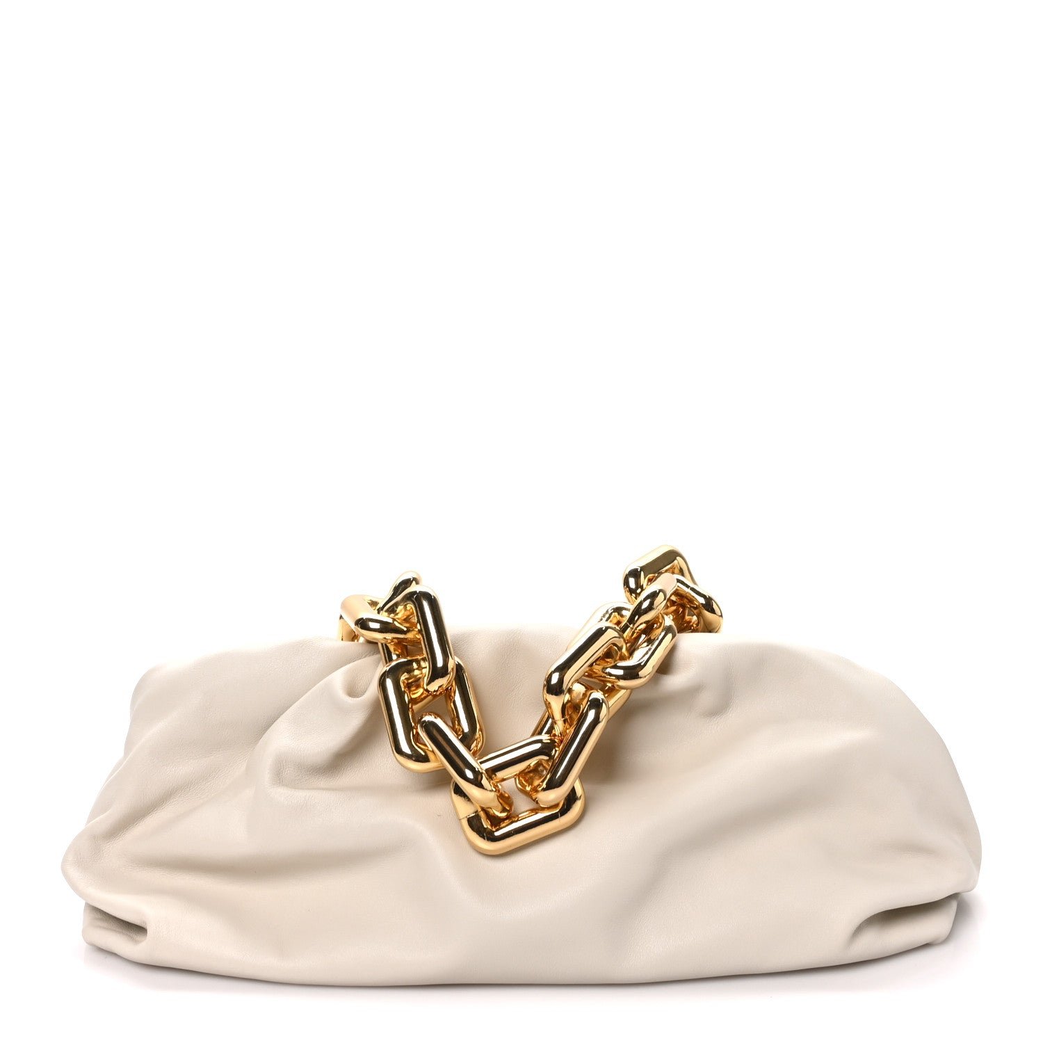 Bottega Veneta Calfskin The Pouch Chain Plaster