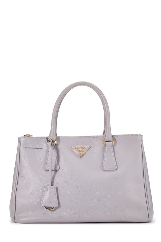 Purple Saffiano Executive Tote Small