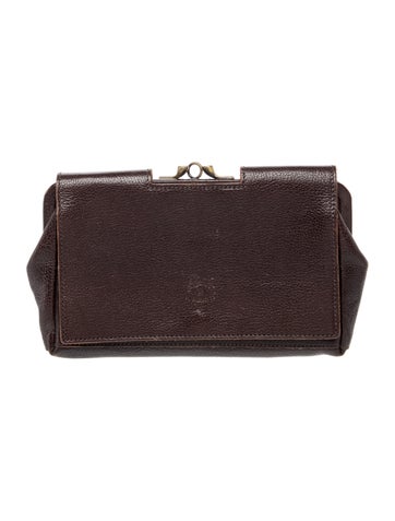 Il Bisonte Leather Clutch