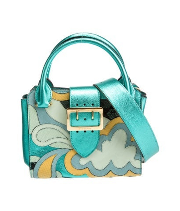 Burberry Leather Buckle Tote