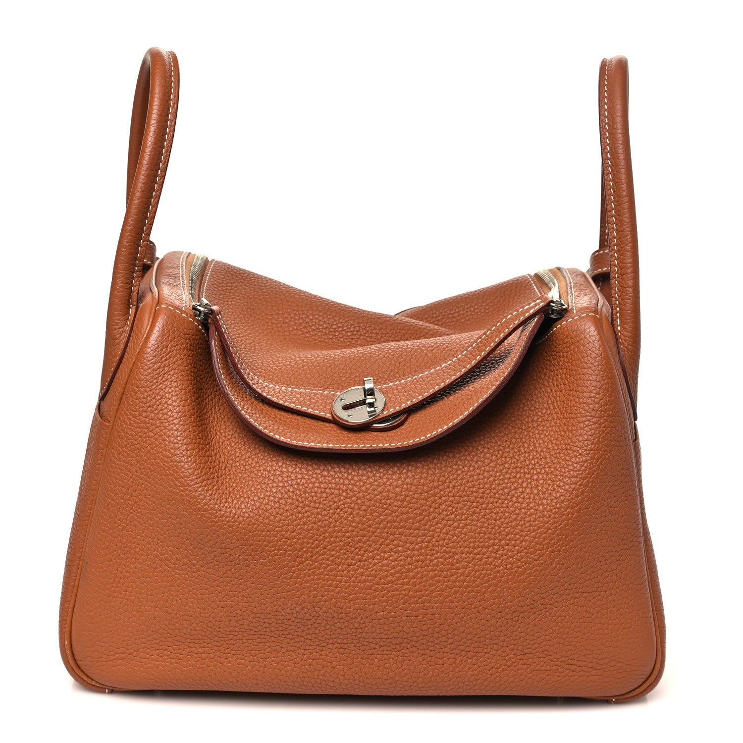 Hermes Taurillon Clemence Lindy 30 Gold