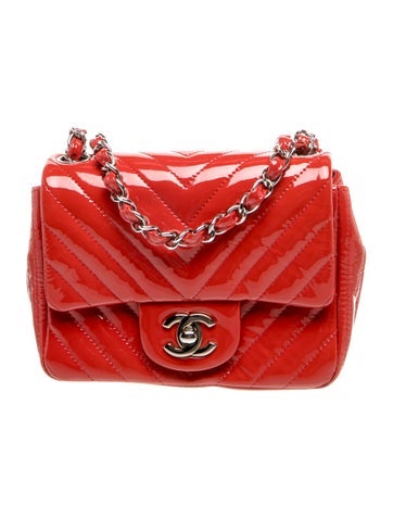 Classic Mini Square Chevron Flap Bag