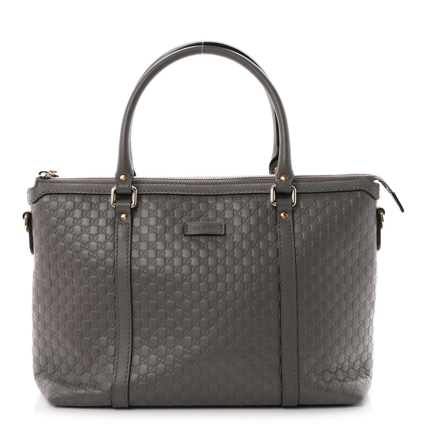 Gucci Soft Microguccissima Small Zippered Satchel Loess