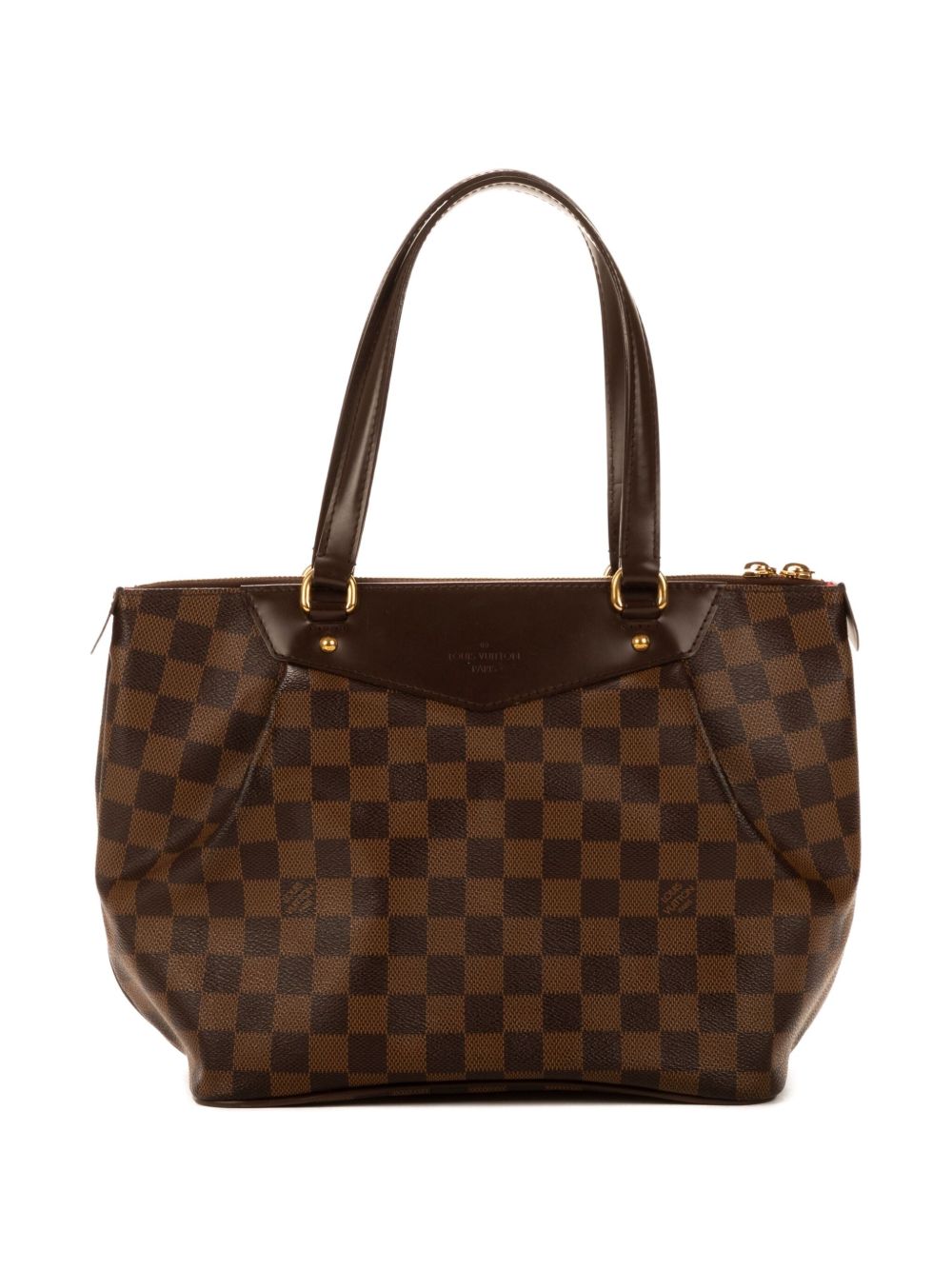 2000s Damier Azur top-handle bag