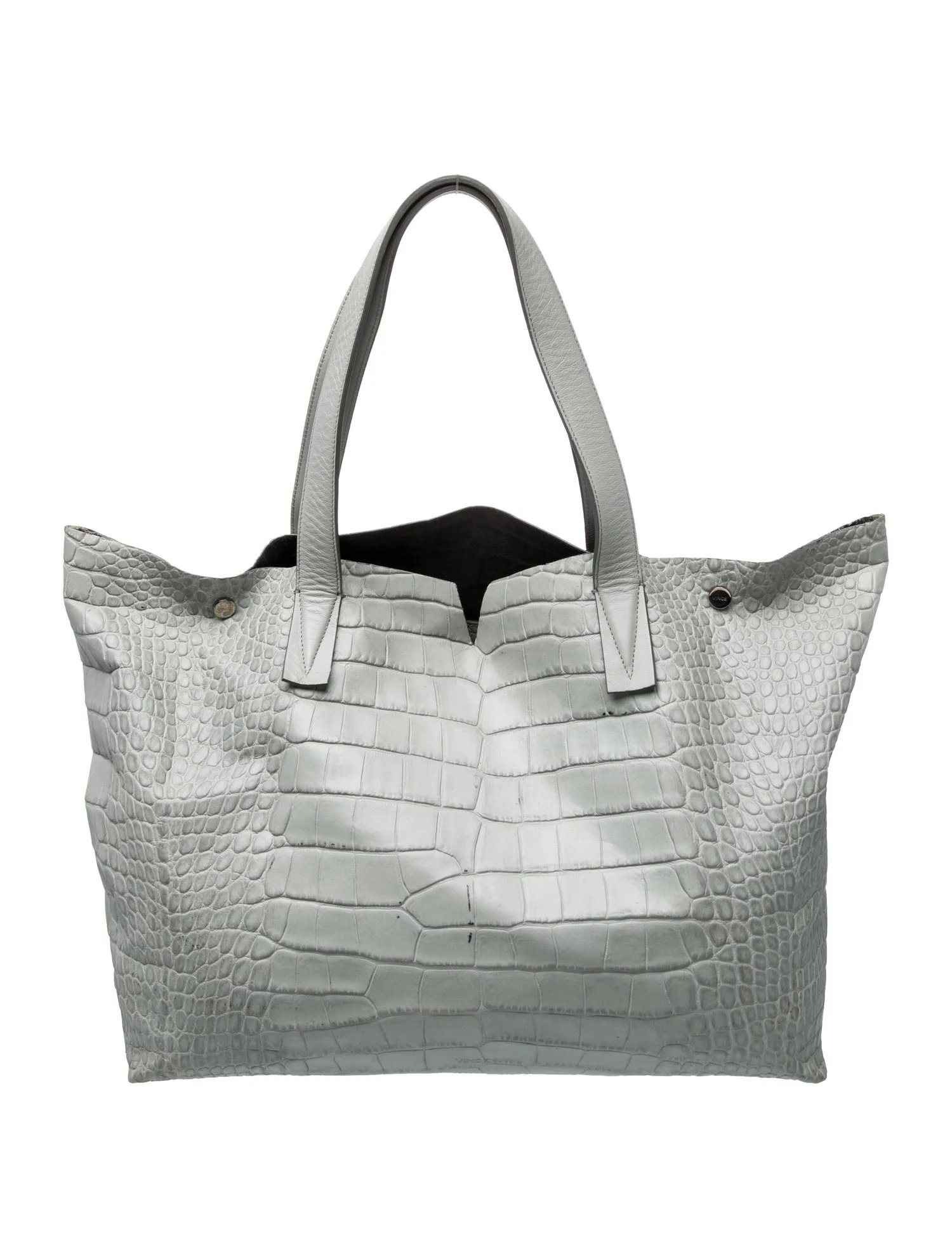 Embossed Leather Tote