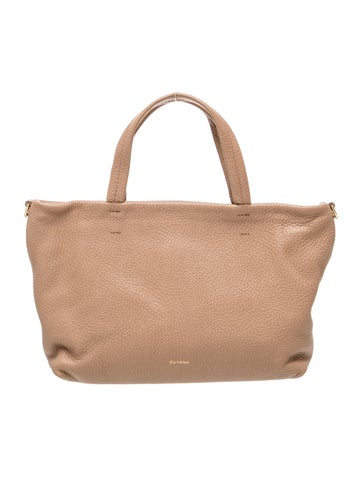 Leather Top Handle Bag