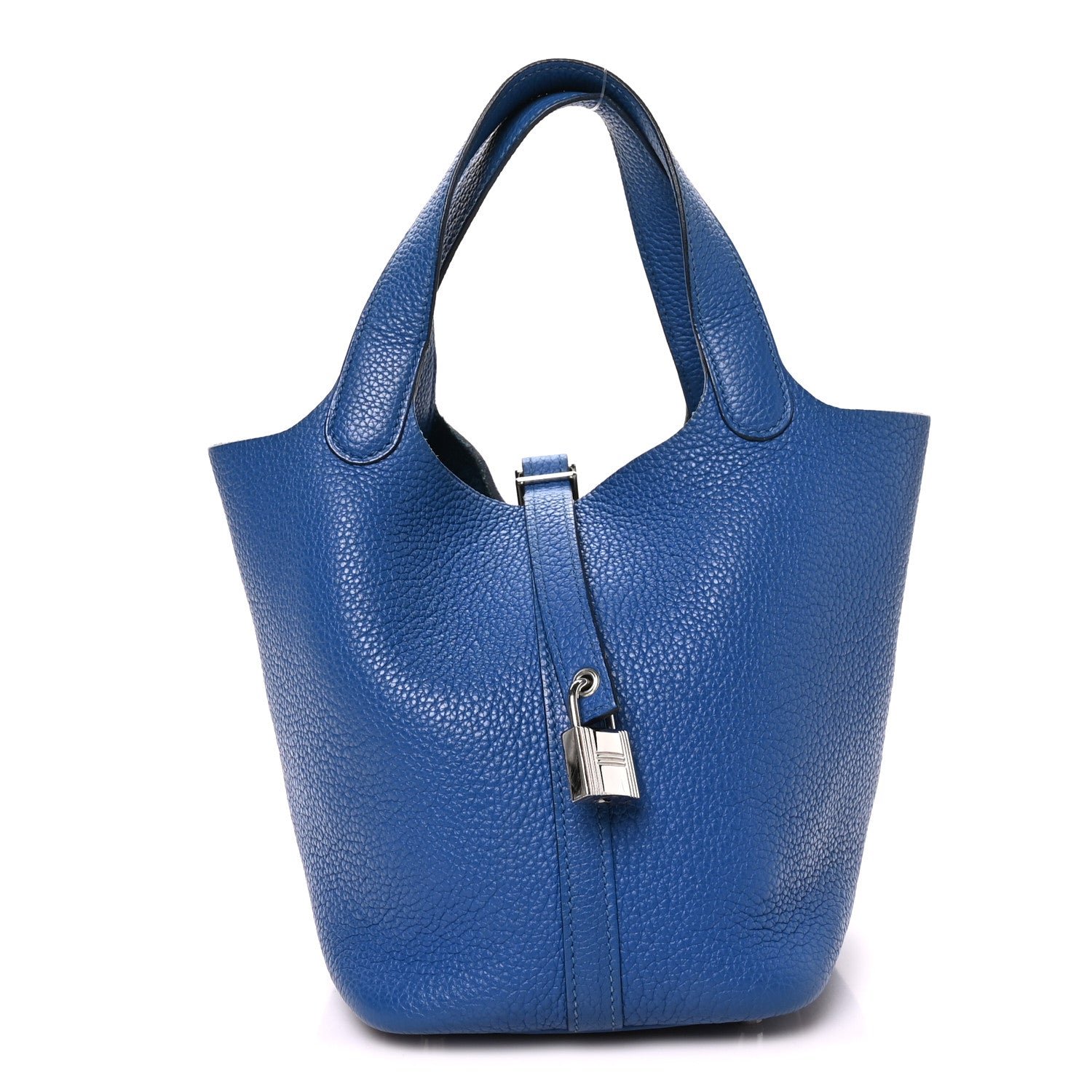 Hermes Hermes Taurillon Clemence Picotin Lock 18 PM Bleu France