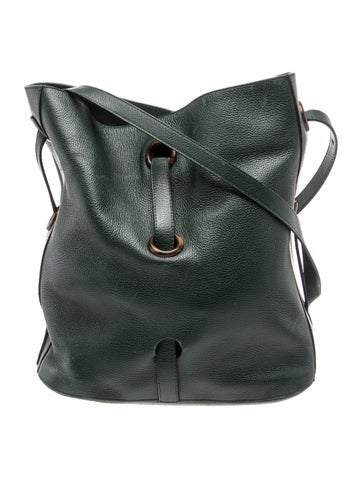 Leather Bucket Bag