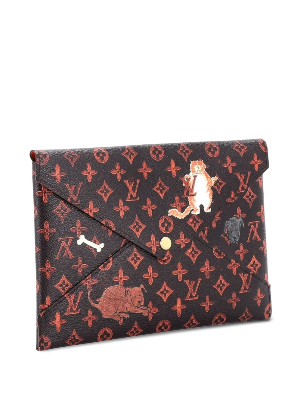 Louis Vuitton Kirigami Pochette Set Limited Edition Grace Coddington Catogram Canvas clutch bag