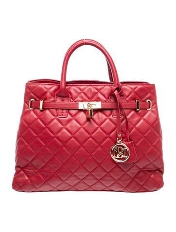 Badgley Mischka Leather Top Handle Bag