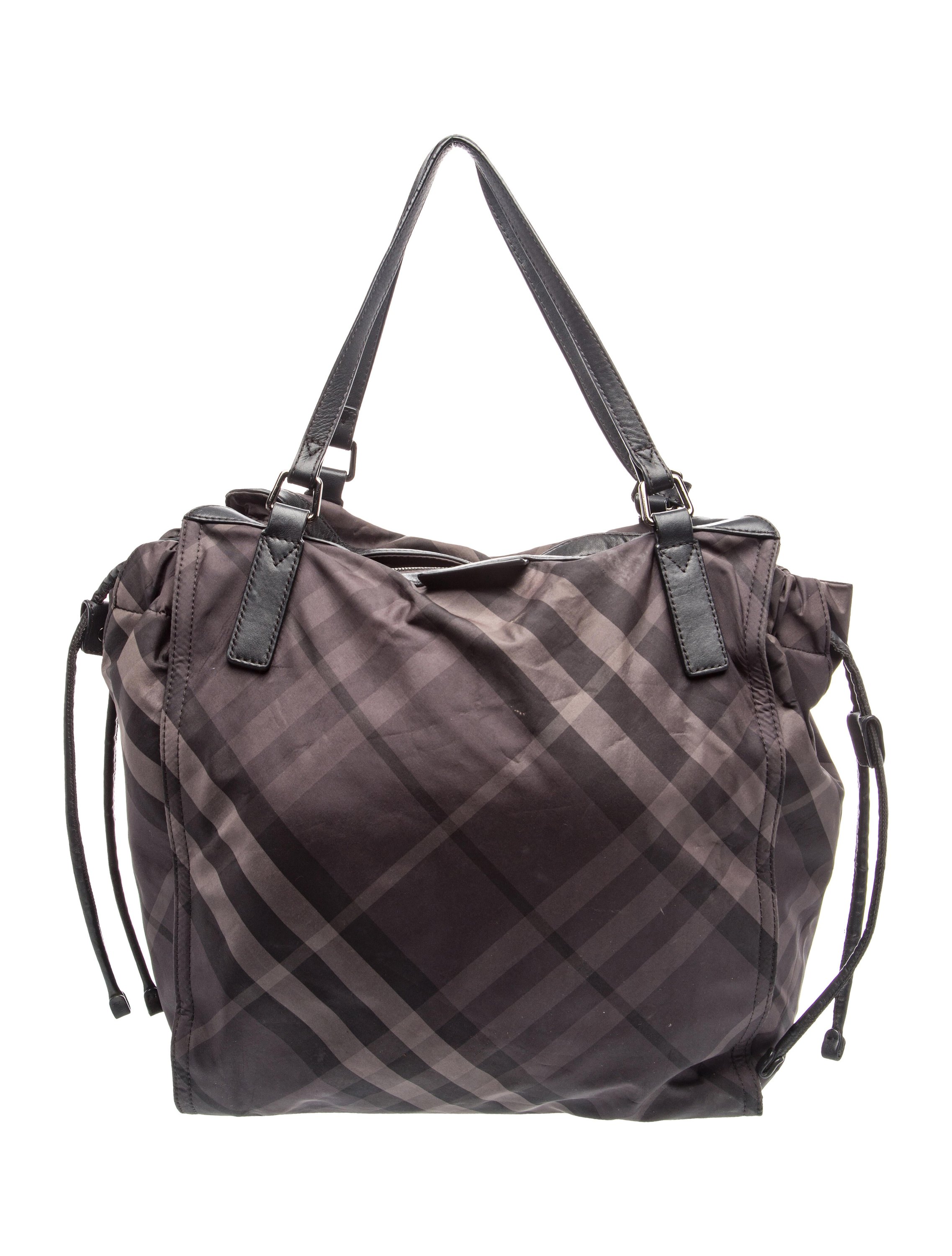 Smoked Check Tote