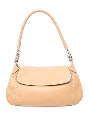 Vitello Daino Leather Shoulder Bag