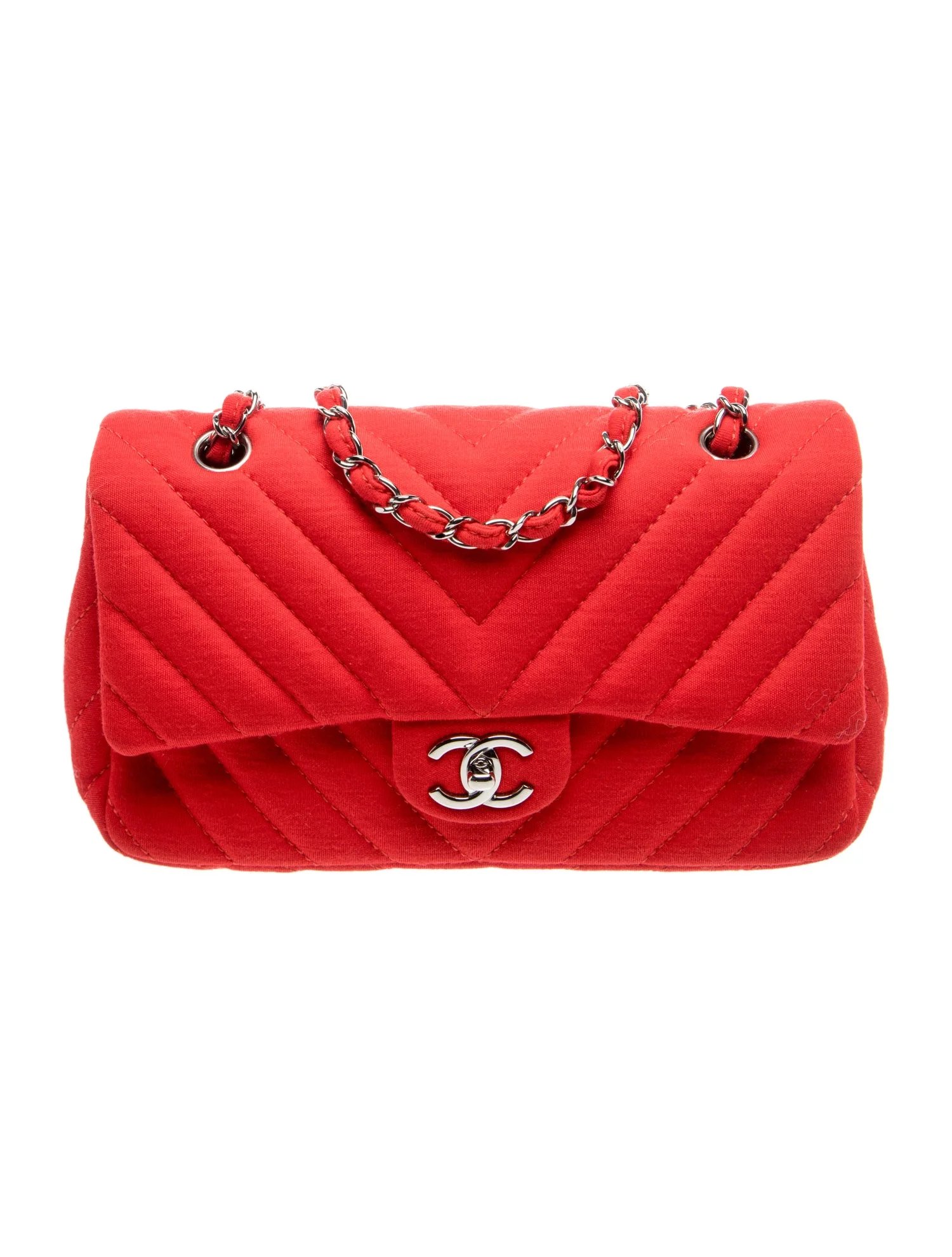 Medium Chevron Flap Bag