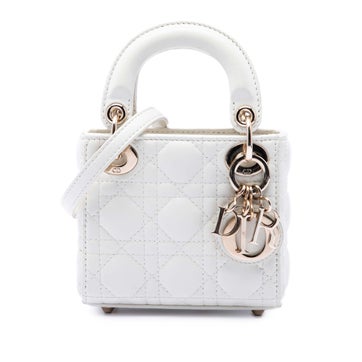 Lambskin Micro Lambskin Cannage Lady Dior