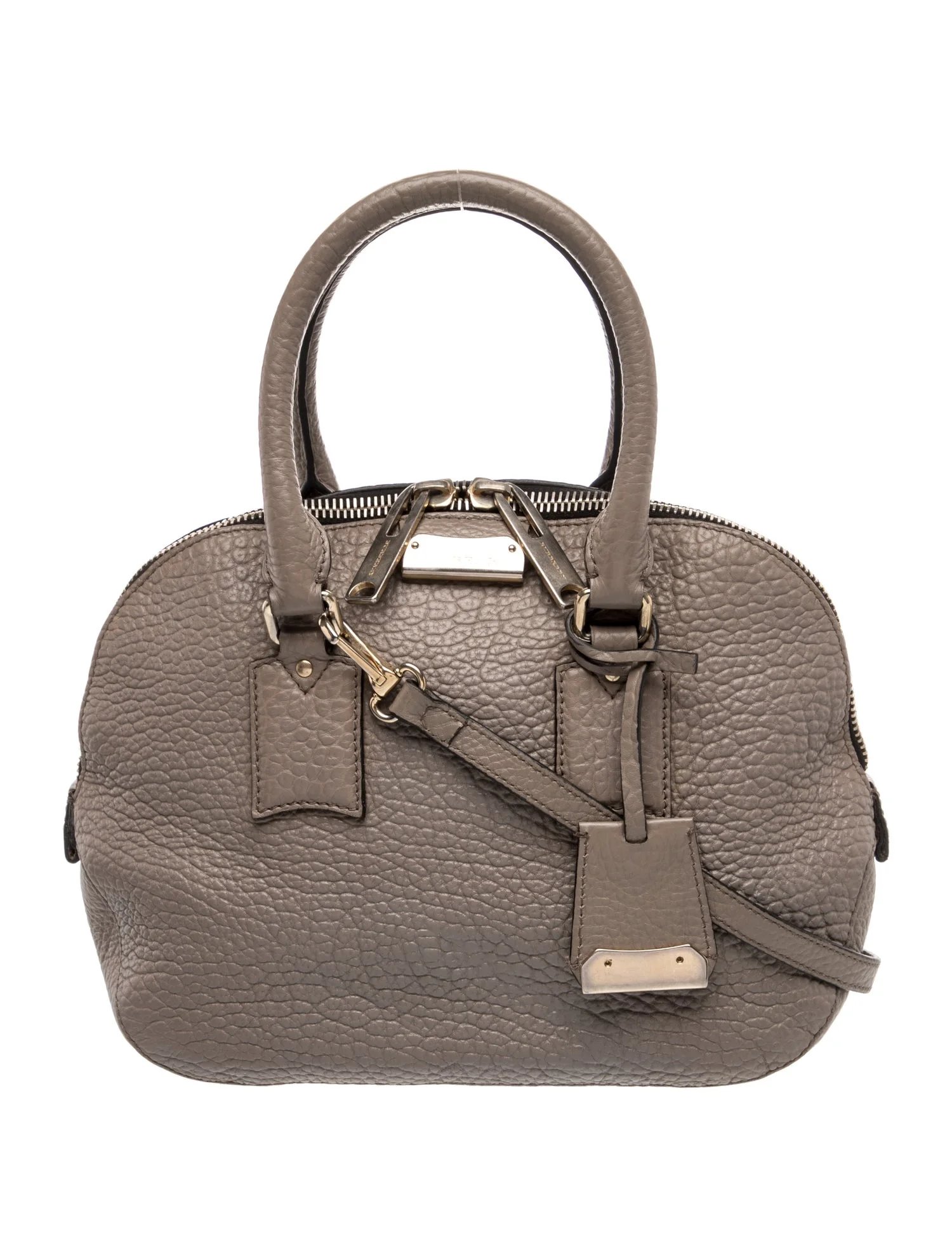 Leather Top Handle Bag