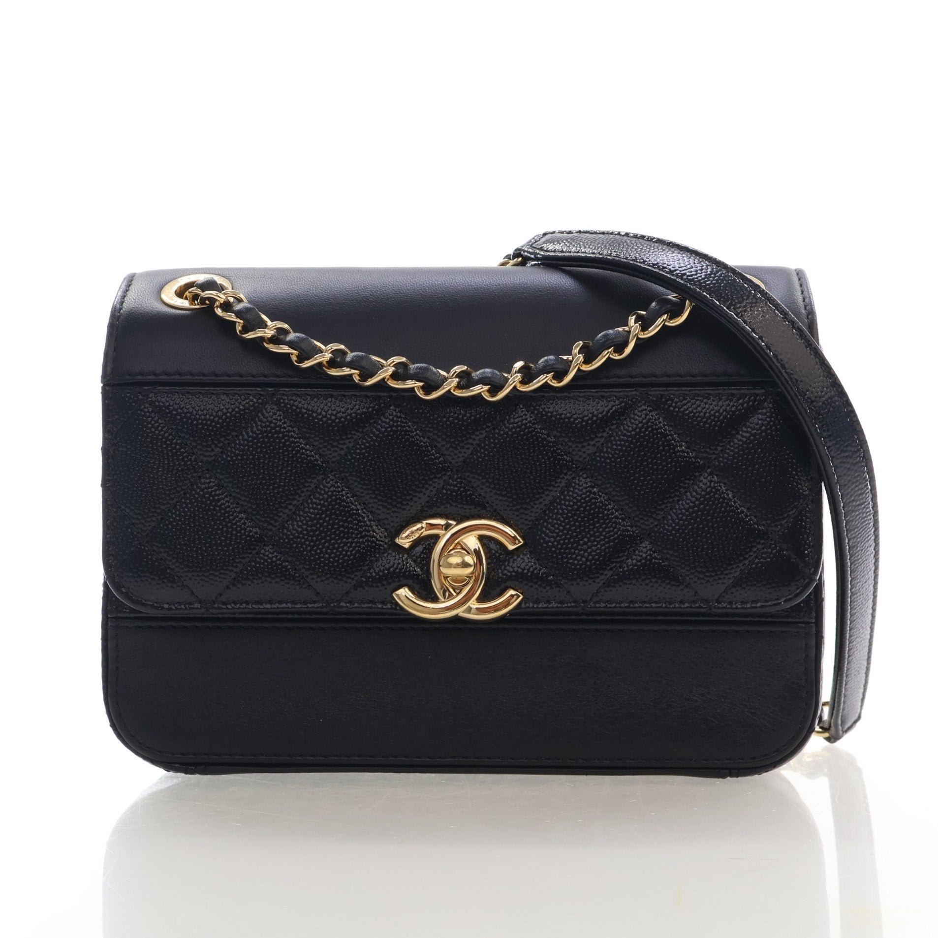 Chanel Mini Caviar Single Flap Bag