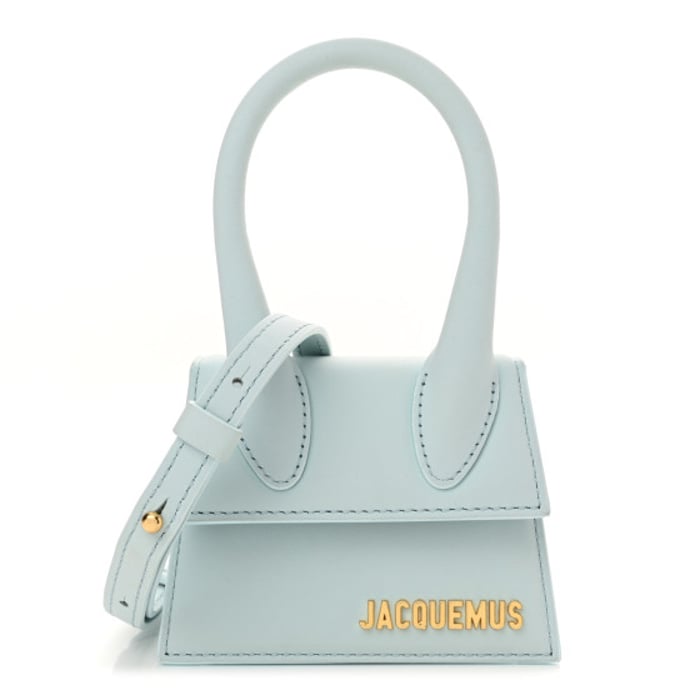 Jacquemus Nubuck Le Chiquito Pale Blue