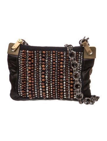 Satin Shoulder Bag