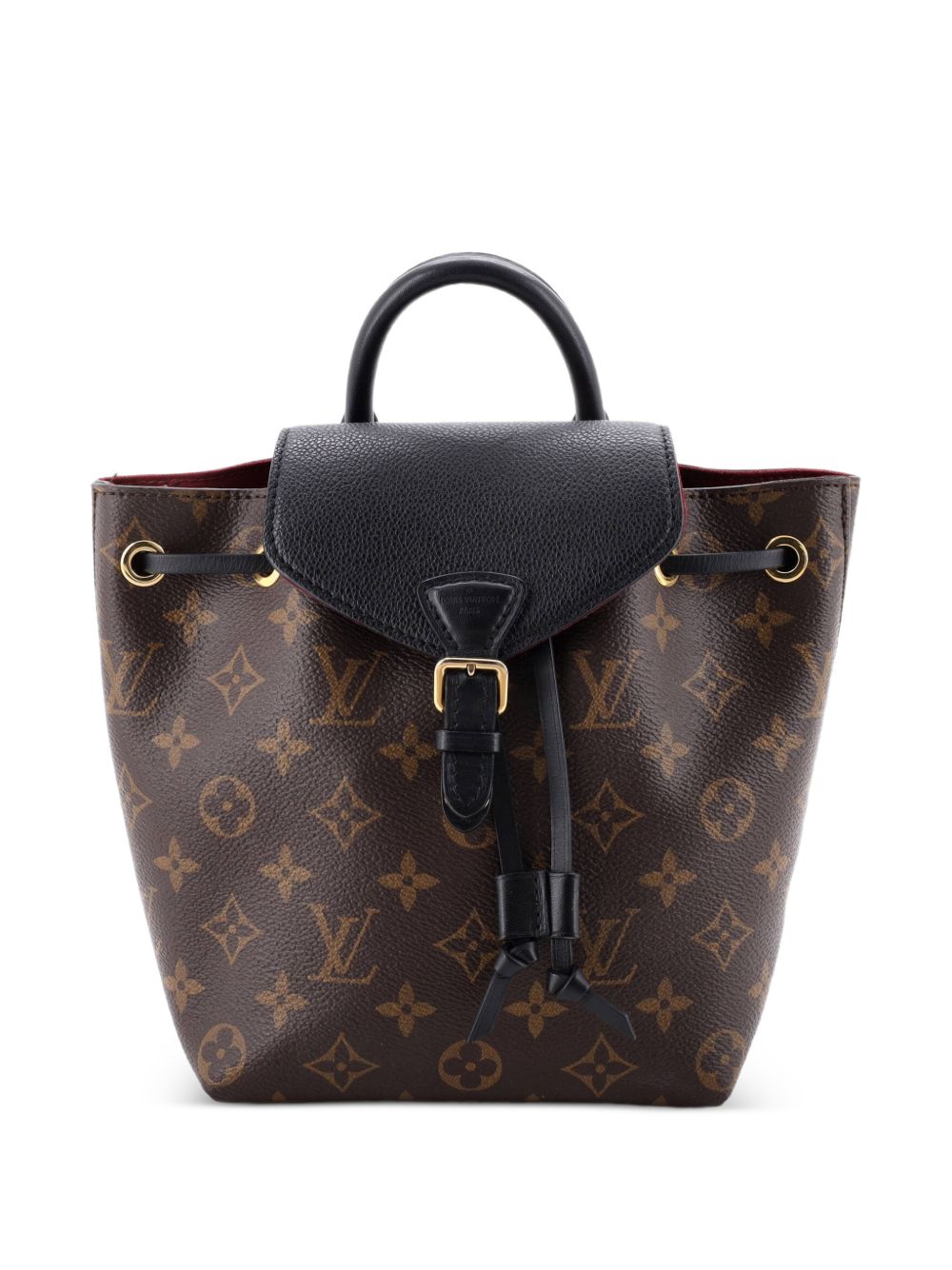 Montsouris NM Monogram Canvas with Leather BB backpack