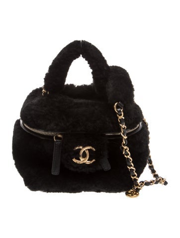 Small Shearling Vanity Case