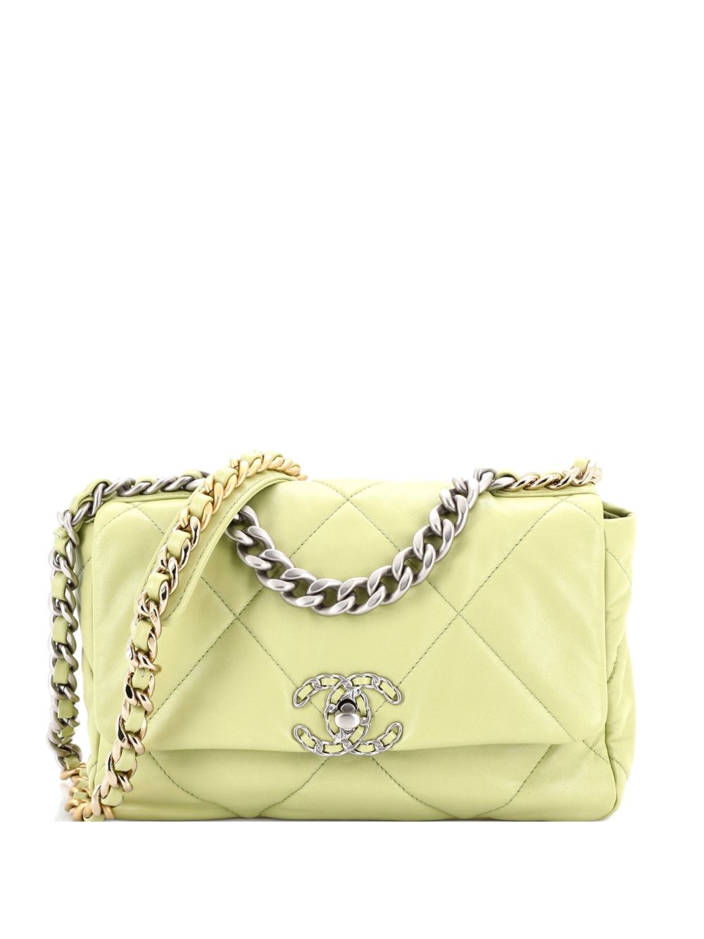 19 Flap Bag Quilted Leather Medium crossbody bag