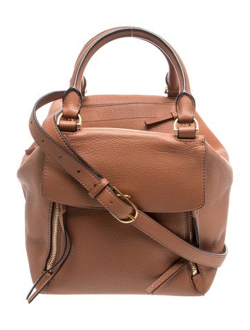 Leather Top Handle Bag