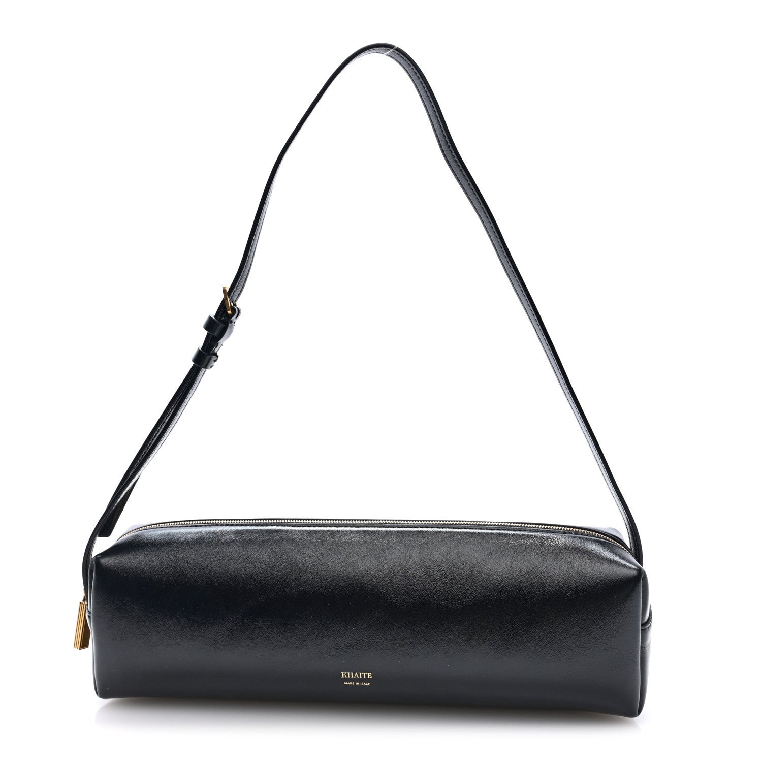 Khaite Khaite Crackle Patent Kye Shoulder Bag Black