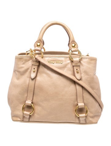 Miu Miu Leather Tote